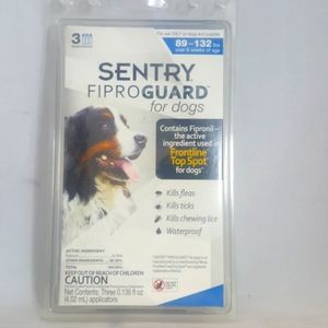 SENTRY FIPROGUARD for dogs 3 applications 89-132lb for dogs